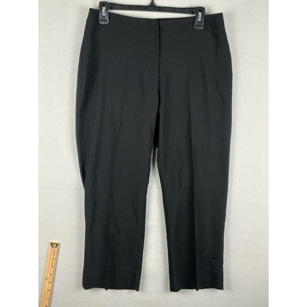 Mixit Stretch Womens Dress Pants Black Straight Leg Career Slacks Size 8